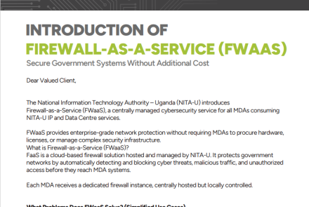 INTRODUCTION OF FIREWALL-AS-A-SERVICE (FWAAS)